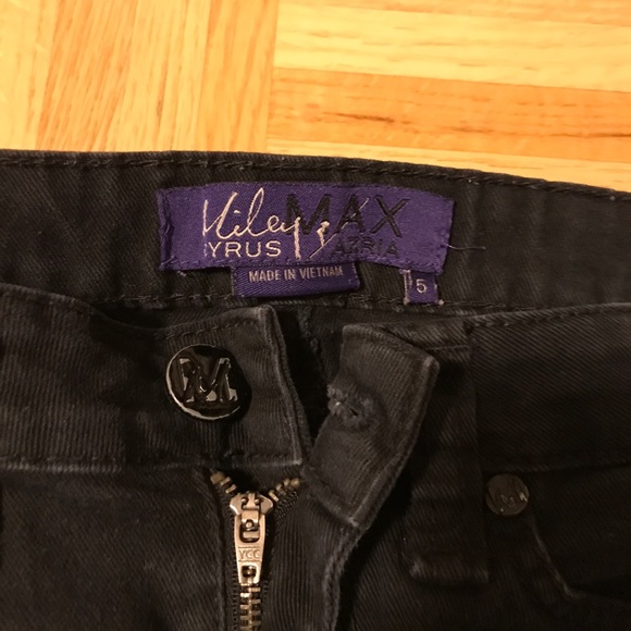 Miley Cyrus x Max Azria - black jeans - size 5 - Picture 3 of 11